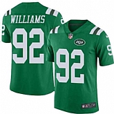 Youth Nike Jets 92 Leonard Williams Green Color Rush Limited Jersey Dzhi,baseball caps,new era cap wholesale,wholesale hats